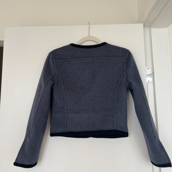 Proenza Schouler Cashmere Blend Reversible Melton Jacket - Picture 12 of 12